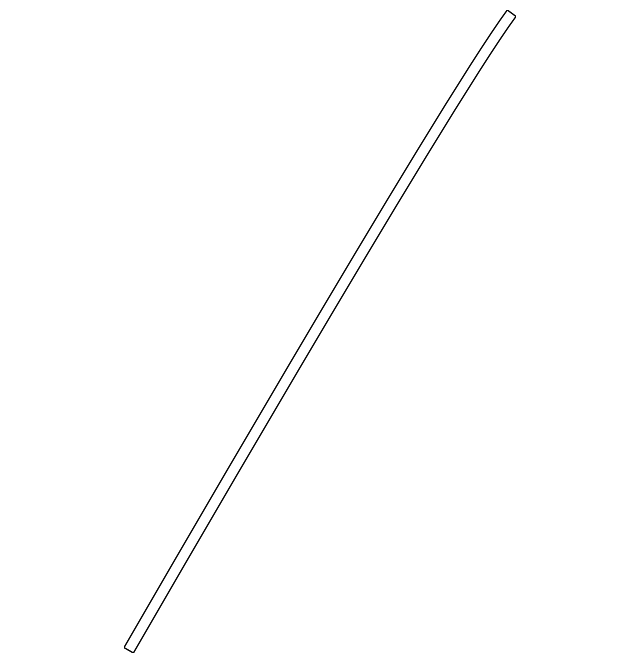 95B-845-453 RETAINING STRIP, LEFT
