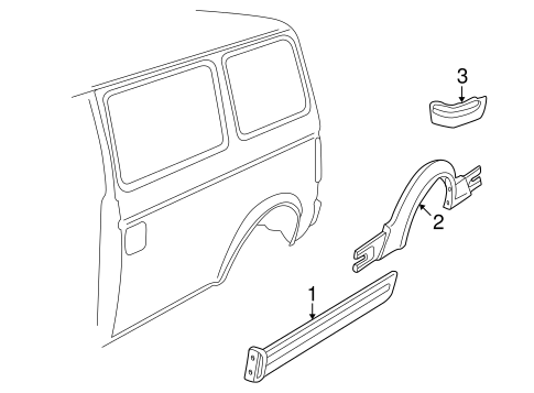 Safari EXTERIOR TRIM - SIDE PANEL