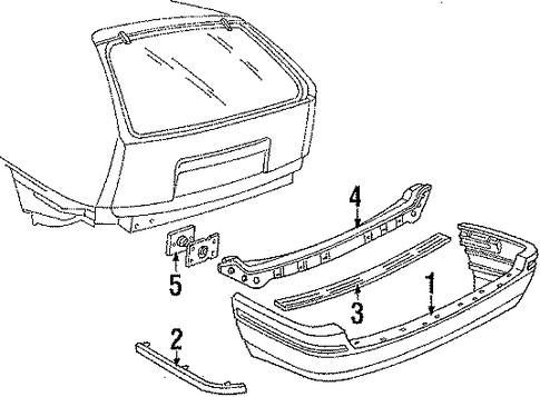 Sable BUMPER & COMPONENTS - REAR