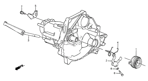 MT Clutch Release for 1986 Honda Civic #0