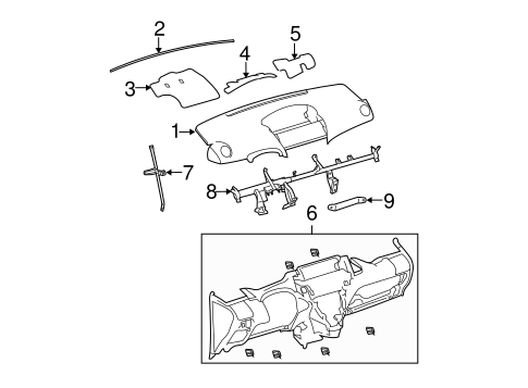 BODY/INSTRUMENT PANEL for 2007 Toyota Yaris #1
