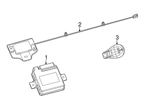2500 KEYLESS ENTRY COMPONENTS
