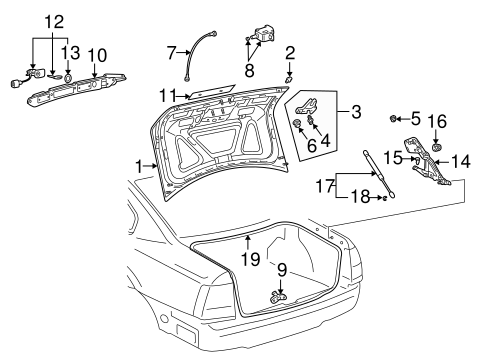 Lid & Components for 2003 Volkswagen Passat #0