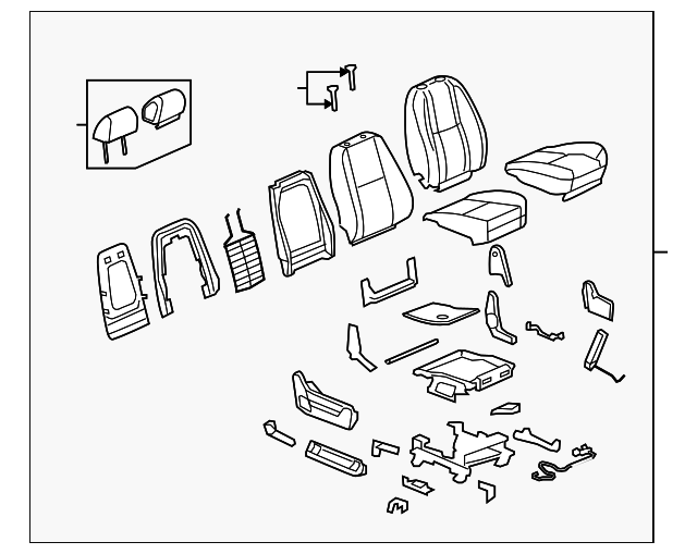 20971020 Деталь SEAT ASSY