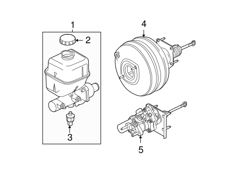 Body/Master Cylinder - Components On Dash Panel for 2008 Ford F-350 Super Duty #3