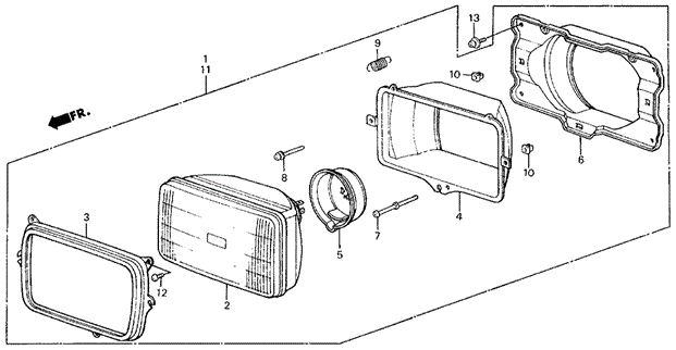 ELECTRICAL / EXHAUST / HEATER / FUEL/HEADLIGHT ('84-'85) for 1984 Honda CIVIC HATCHBACK #1