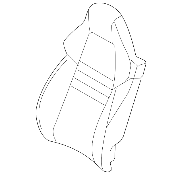 970-522-141-A1-DAL Деталь SEAT BACK COVER, LEFT