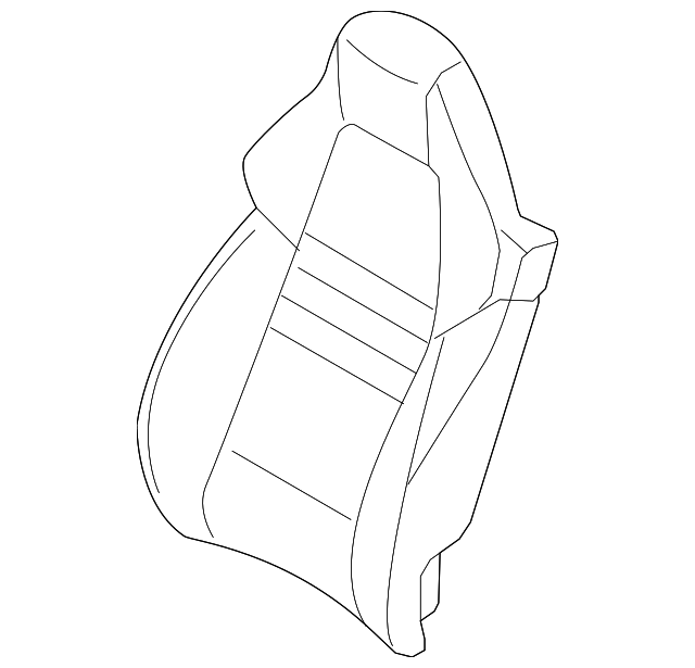 970-522-531-12 Деталь SEAT BACK PAD, LEFT