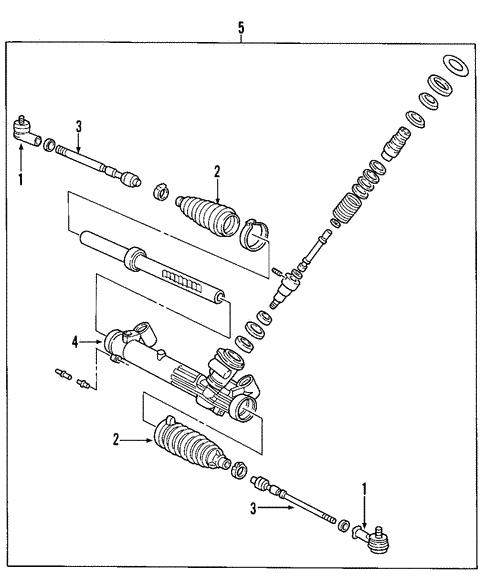 Steering/P/S Pump & Hoses for 2009 Ford Focus #1
