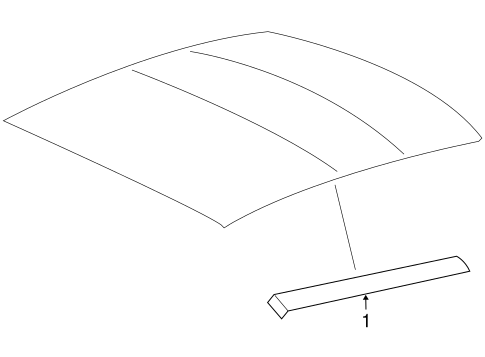 XJ EXTERIOR TRIM - ROOF