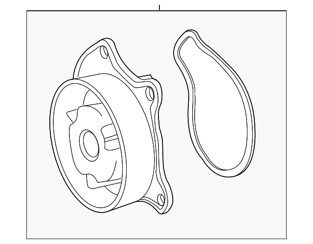 19205246 Деталь WATER PUMP