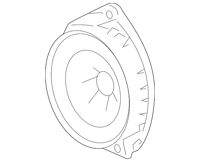 15122598 Деталь FRONT DR SPEAKER, LEFT