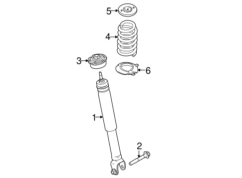 Rear Suspension/Shocks & Components for 2013 Ford Taurus #2