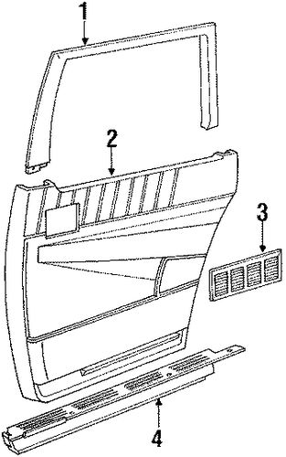 Trans Sport SLIDING DOOR TRIM