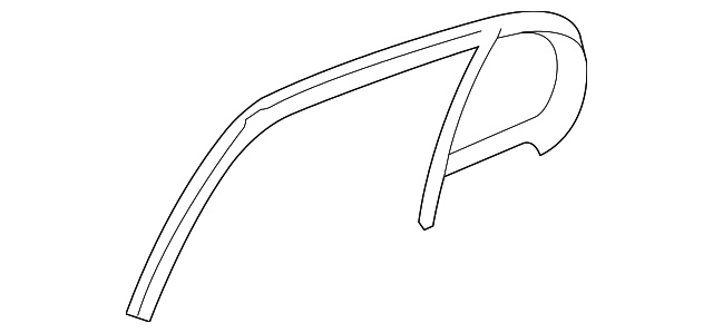 25775581 Деталь GLASS & FRAME, RIGHT