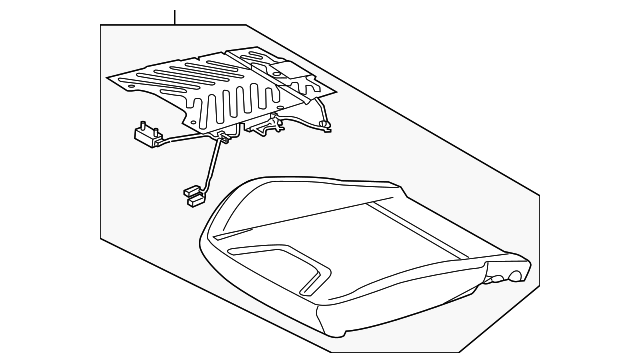 DM5Z-58632A22-L Деталь SEAT CUSHION PAD, RIGHT