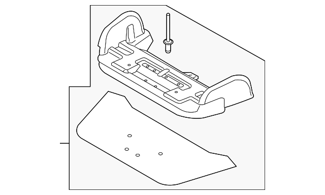 DM5Z-5860434-D Деталь ADJUSTER, RIGHT