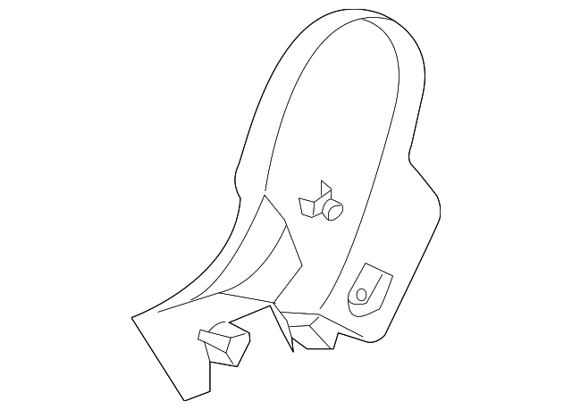 CV6Z-5862187-CB Деталь FINISH PANEL, RIGHT