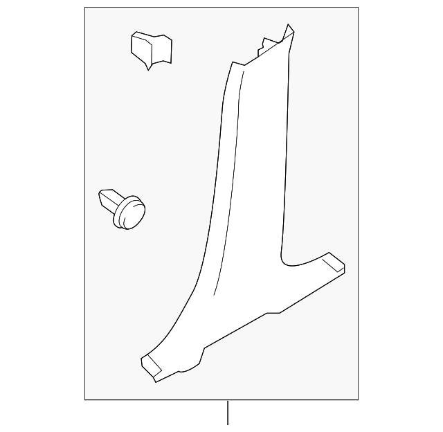 CV6Z-5424346-BB Деталь LWR CTR PLR TRIM, RIGHT