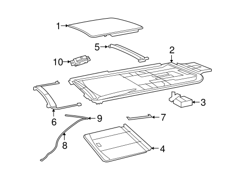 Body/Sunroof for 2017 Dodge Grand Caravan #1