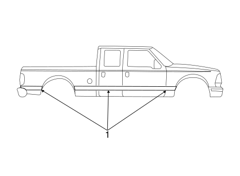 F-350 Super Duty STRIPE TAPE 3