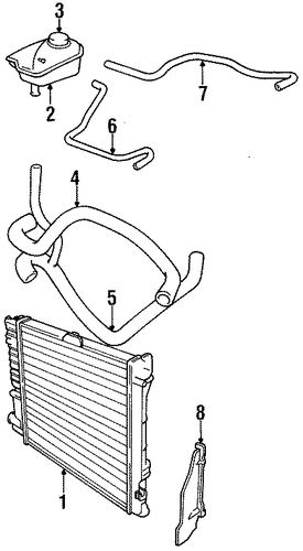 9000 RADIATOR & COMPONENTS