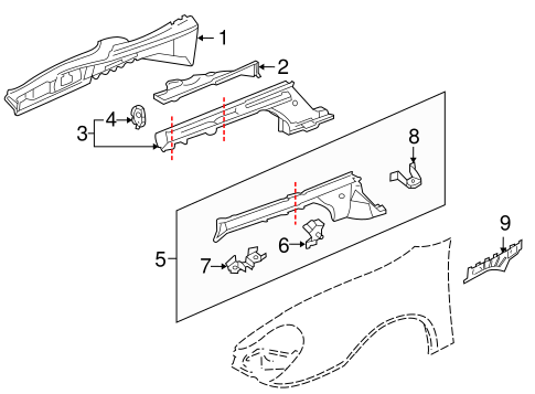 911 STRUCTURAL COMPONENTS & RAILS