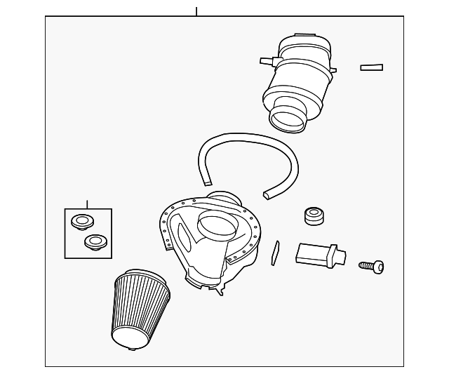 BR3Z-9A600-A Деталь AIR CLEANER ASSY