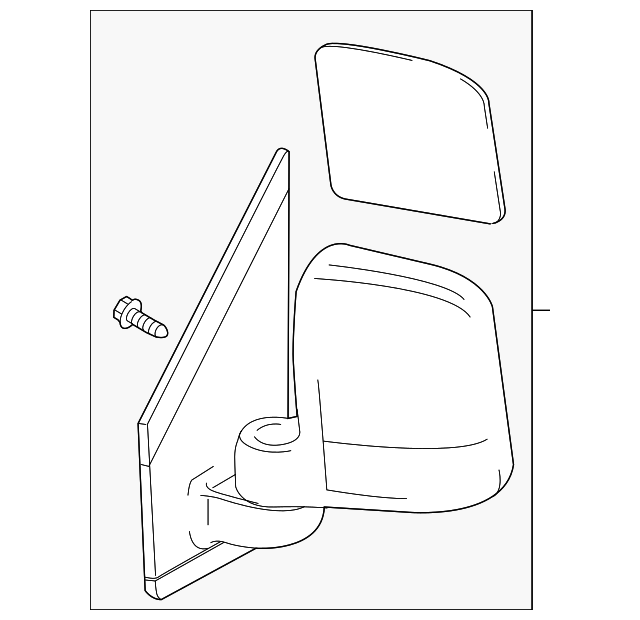 BT1Z-17682-A Деталь MIRROR ASSY, RIGHT