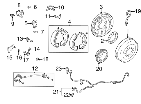 BRAKES/ANTI-LOCK BRAKES for 2000 Toyota Tacoma #2