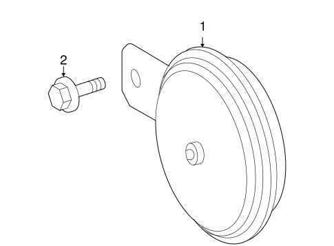 ELECTRICAL/HORN for 2006 Toyota RAV4 #1