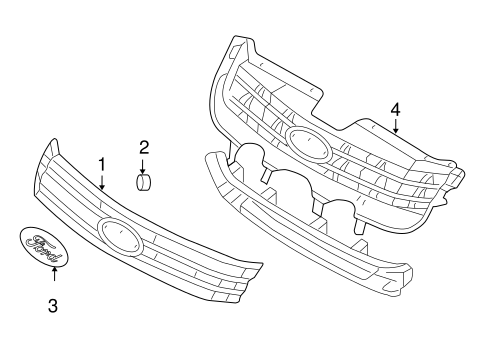 Fusion GRILLE & COMPONENTS