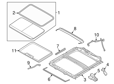 Sunroof for 2006 Lincoln Zephyr #0