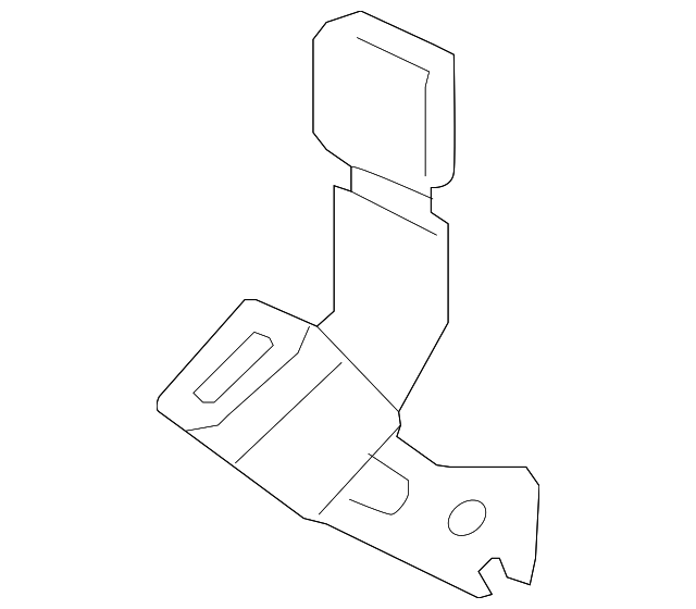 T2H16159AAM Деталь BUCKLE END, LEFT