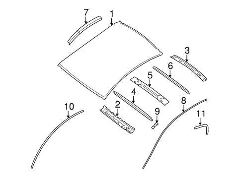 Body/Roof & Components for 2012 Nissan Altima #2