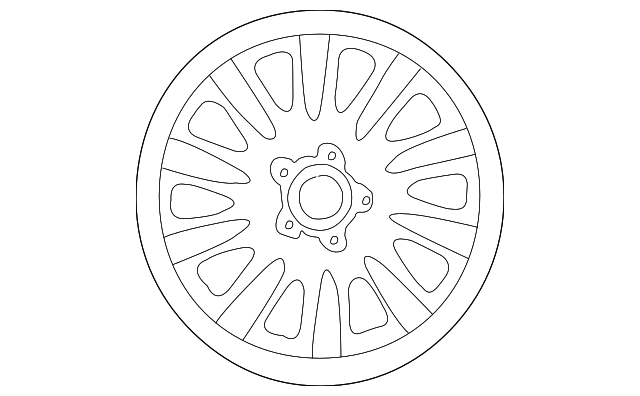 C2S2372 Деталь WHEEL, ALLOY