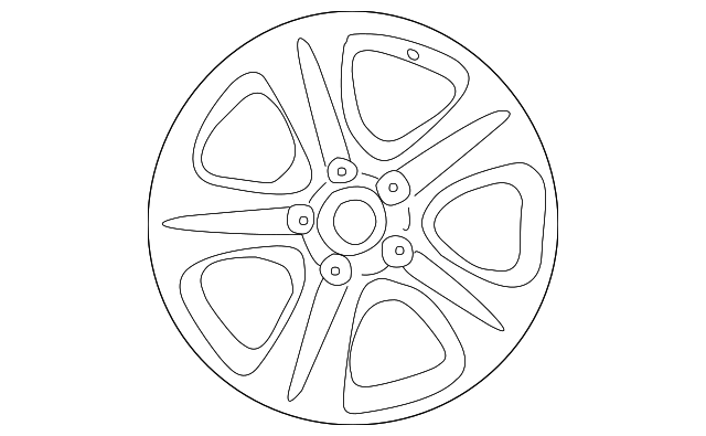C2S2371 Деталь WHEEL, ALLOY