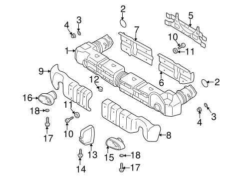 911 EXHAUST COMPONENTS