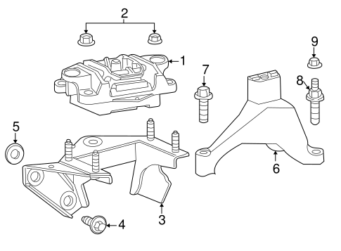 X-Type TRANS MOUNTING 2