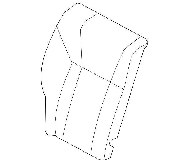 CE8Z-5466600-CB Деталь SEAT BACK COVER, RIGHT