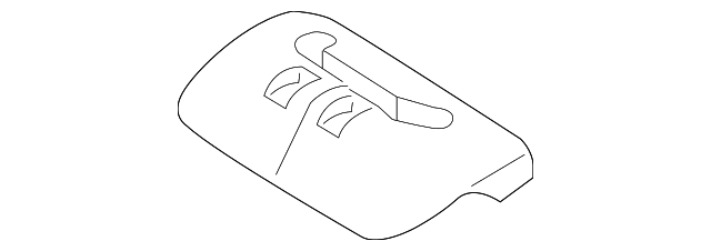 BE8Z-54611A70-AA Деталь SEAT BACK FRAME BEZEL, RIGHT