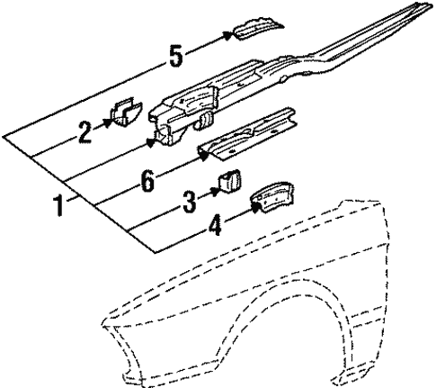 Inner Components for 1984 BMW 533i #0