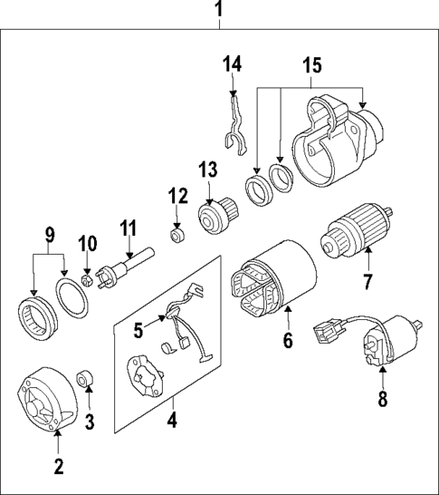 Starter for 2011 Infiniti G37 #1