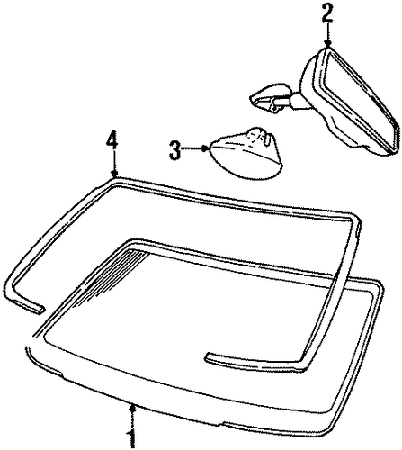 Town Car GLASS - WINDSHIELD