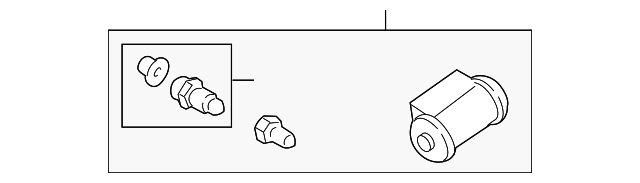 8V5Z-2261-A Деталь WHEEL CYLINDER, RIGHT