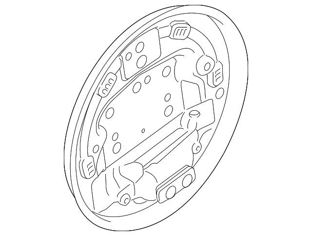 8V5Z-2211-B Деталь BACKING PLATE, RIGHT