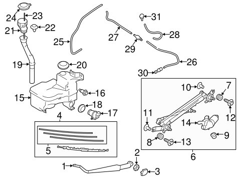 BODY/WIPER & WASHER COMPONENTS for 2016 Scion FR-S #1
