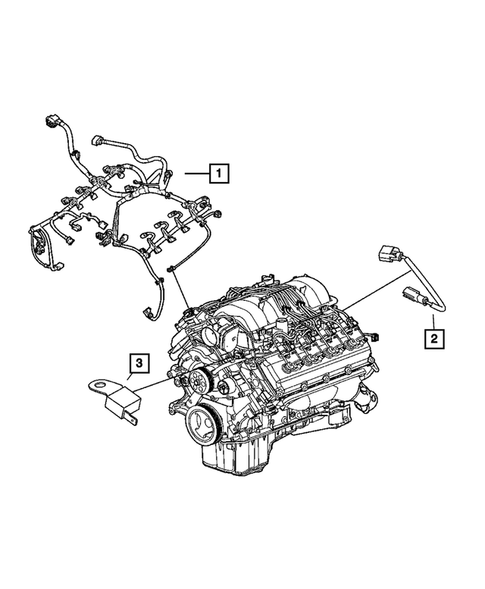 Wiring-Powertrain for 2011 Dodge Challenger #2