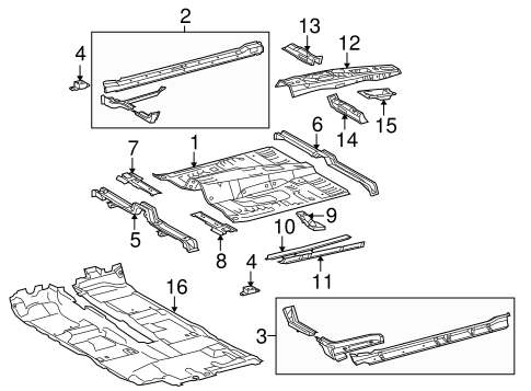 BODY/FLOOR for 2013 Toyota 4Runner #2