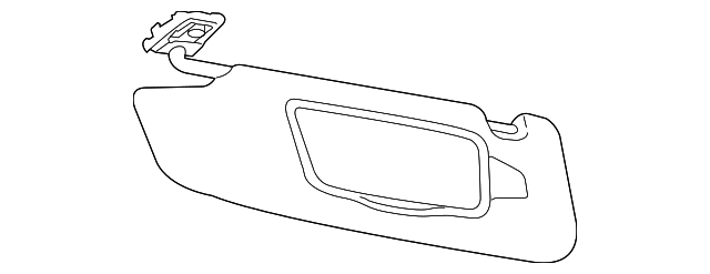 991-731-031-21-OD5 Деталь SUNVISOR, LEFT